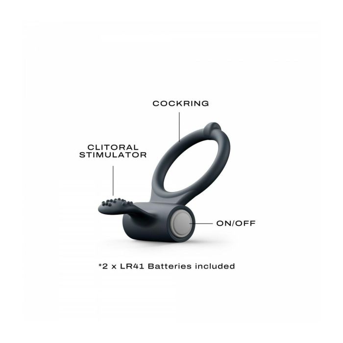 Anillo para el Pene Marc Dorcel Power Clit Plus Negro 4