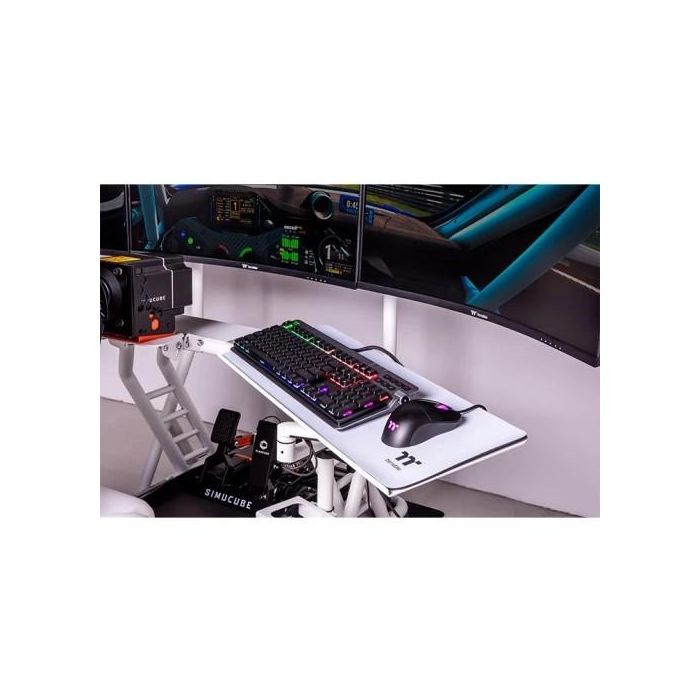 Thermaltake GSC-ACC-KBASWH-01 Bandeja para Teclado y Ratón Blanca Plástico Acero para Cockpit GR500 y GF500 2 Thermaltake GSC-ACC-KBASWH-01 Bandeja para Teclado y Ratón Blanca Plástico Acero para Cockpit GR500 y GF500 2
