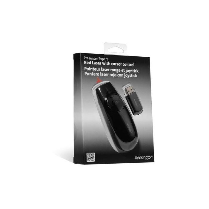 Kensington Expert Puntero Láser Rojo - Conexión Inalámbrica USB, Alcance 45M, Control de Presentaciones 4 Kensington Expert Puntero Láser Rojo - Conexión Inalámbrica USB, Alcance 45M, Control de Presentaciones 4