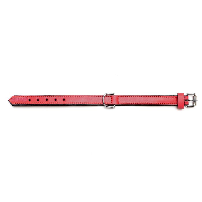 Collar Piel Acolchado 35 cm X 15 mm Rojo 2 Collar Piel Acolchado 35 cm X 15 mm Rojo 2