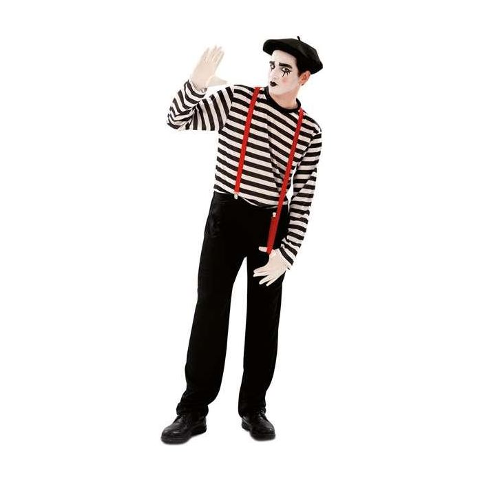 My Other Me Disfraz de Mimo para Hombre Talla M-L, 100% Poliéster, Recomendado para Mayores de 14 años 0 My Other Me Disfraz de Mimo para Hombre Talla M-L, 100% Poliéster, Recomendado para Mayores de 14 años 0