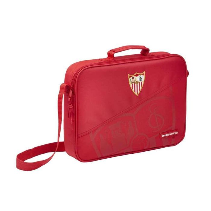 Cartera Escolar Sevilla Fútbol Club Rojo (38 x 28 x 6 cm)