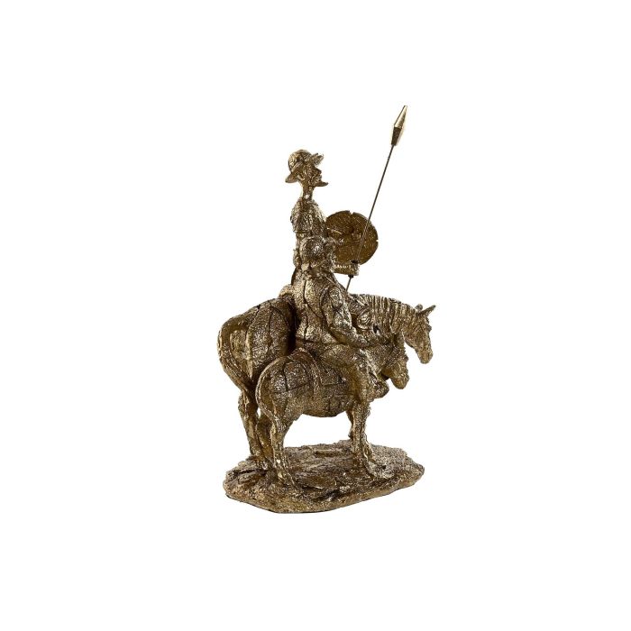 DKD Home Decor Figura Tradicional Colección Dulcinea Quijote Dorado Resina 15 x 36 x 29 cm 2