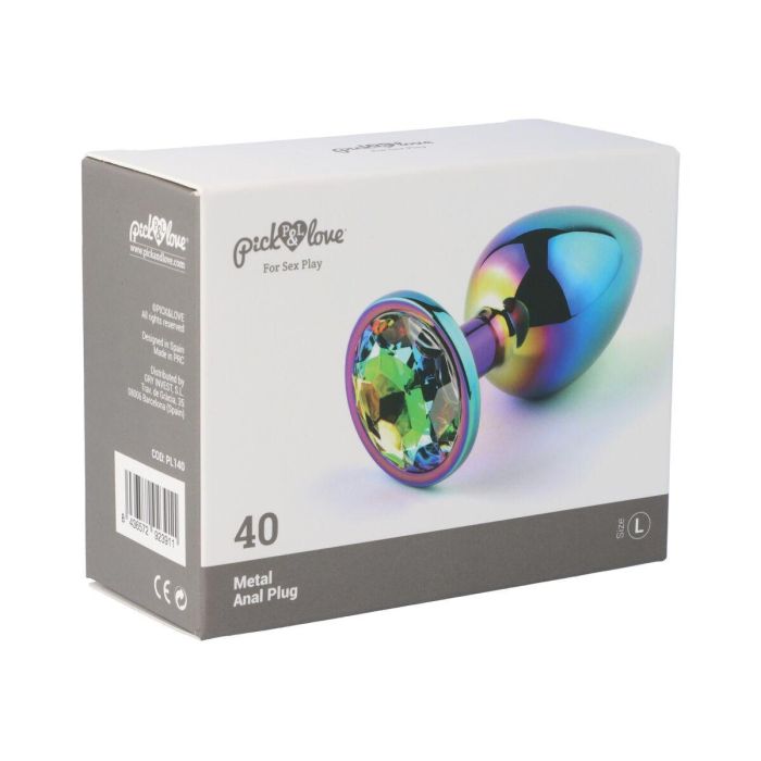 Plug Anal Pick&Love Nº 40 Multicolor (9,5 cm) 3 Plug Anal Pick&Love Nº 40 Multicolor (9,5 cm) 3