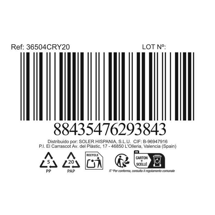 Inde Cesta Cónica Mimbre Rectangular 20 cm x 15 cm x 7 cm (18 Unidades) 1