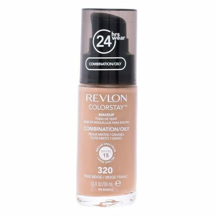 Revlon ColorStay Base de Maquillaje Fluida #370-Toast para Piel Mixta/Grasa, Cobertura Perfecta Mate 24H SPF15, 30 ml 0 Revlon ColorStay Base de Maquillaje Fluida #370-Toast para Piel Mixta/Grasa, Cobertura Perfecta Mate 24H SPF15, 30 ml 0