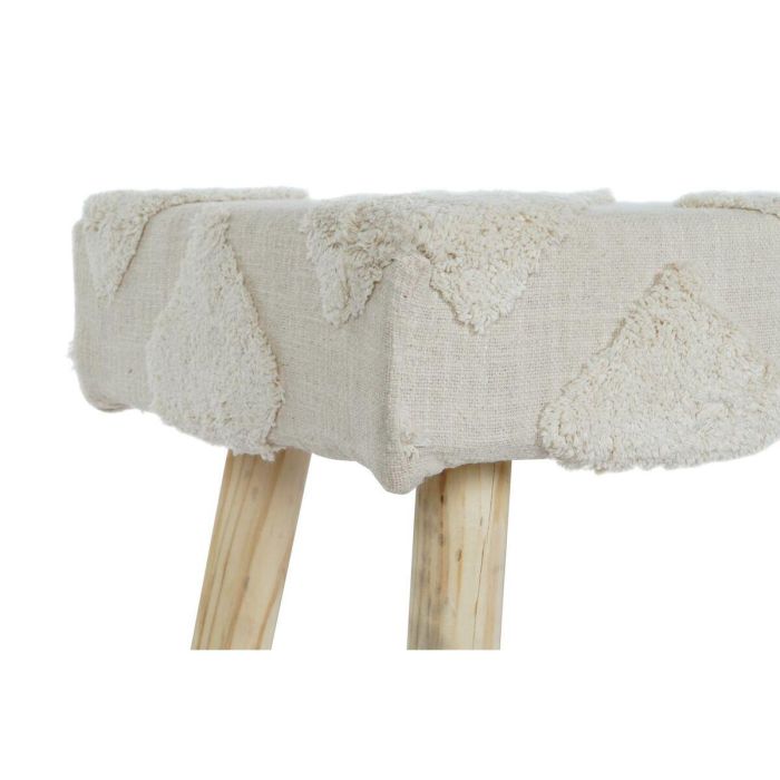 Banqueta DKD Home Decor Blanco Natural Madera 120 x 50 x 40 cm 1 Banqueta DKD Home Decor Blanco Natural Madera 120 x 50 x 40 cm 1