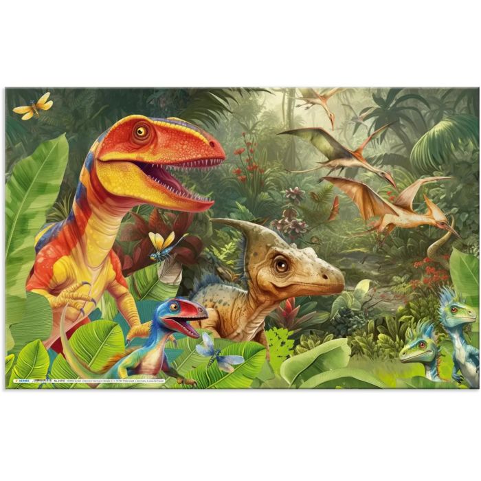HERMA Schreibunterlage Karton Dino World 55x35 3Stk 2