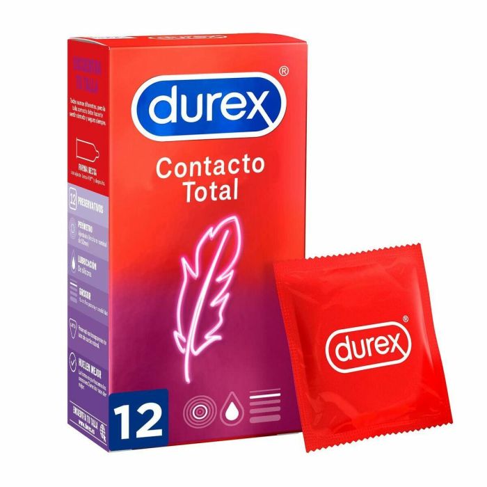 Durex Preservativos Sensitivo Contacto Total Súper Fino, 12 Unidades 5