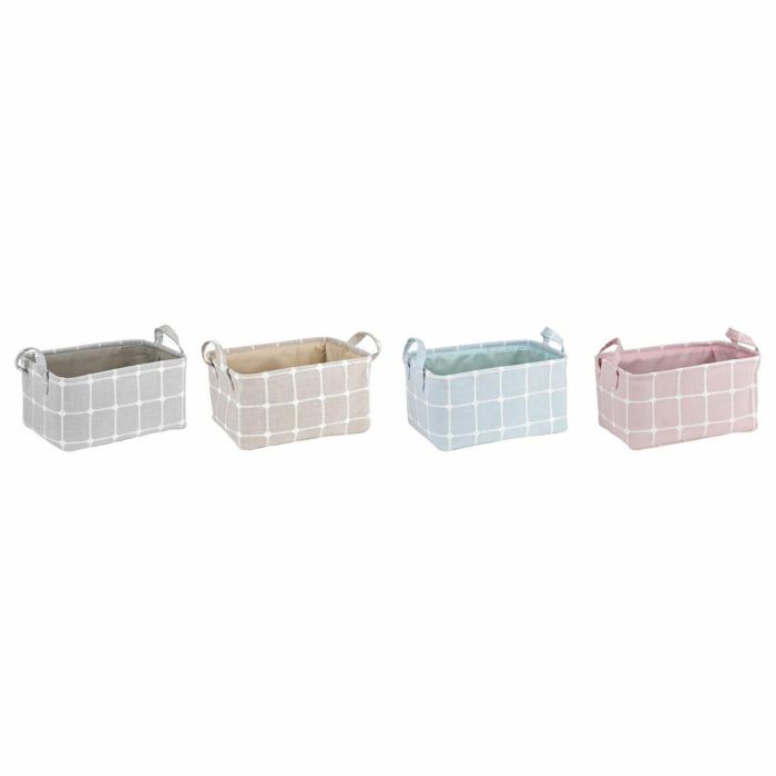 Caja Decorativa DKD Home Decor Poliéster EVA (35 x 25 x 18 cm) (4 Unidades) Caja Decorativa DKD Home Decor Poliéster EVA (35 x 25 x 18 cm) (4 Unidades)