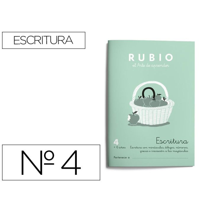 Cuaderno Rubio Caligrafia Nº 4 10 unidades