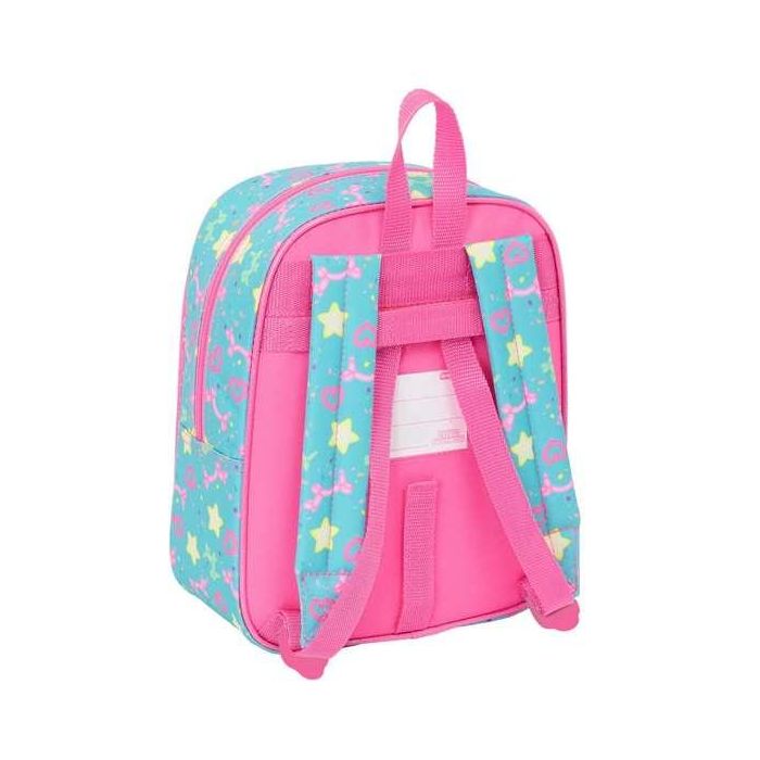 Safta Mochila Guardería Adapt. Carro Gabby's Dollhouse "Confetti" 22x27x10 cm Niñas 1