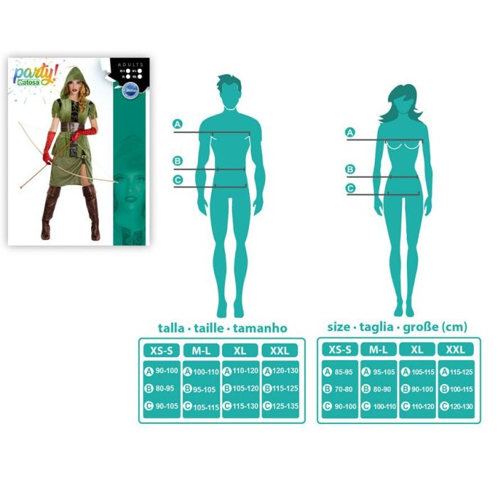 Disfraz Arquera Adulto Mujer Adulto XL 3 Disfraz Arquera Adulto Mujer Adulto XL 3