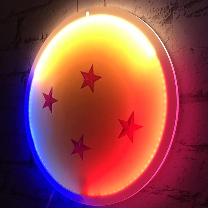 Madcow entertainment Mural Lámpara Neon Teknofun Bola de Dragón Dragon Ball Z 30cm LED con Batería 2 Madcow entertainment Mural Lámpara Neon Teknofun Bola de Dragón Dragon Ball Z 30cm LED con Batería 2