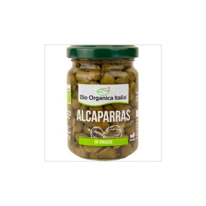 BIO ORGANICA ITALIA Alcaparras en Vinagre 140g Bio para ensaladas y pescados