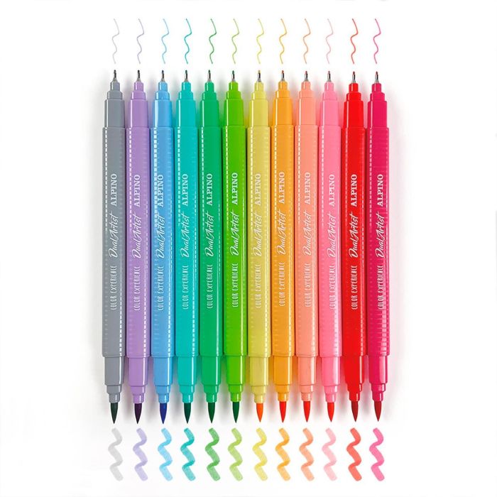 Alpino AR001093 Kit Pastel Lettering Color Experience con 12 Rotuladores Dual Artist, Libreta y Guía 1 Alpino AR001093 Kit Pastel Lettering Color Experience con 12 Rotuladores Dual Artist, Libreta y Guía 1