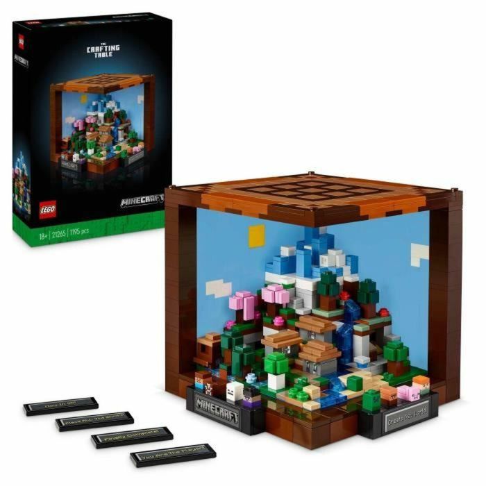 LEGO Minecraft 21265 El Banco de Trabajo - Set de Construcción y Exploración - Regalo para Adultos