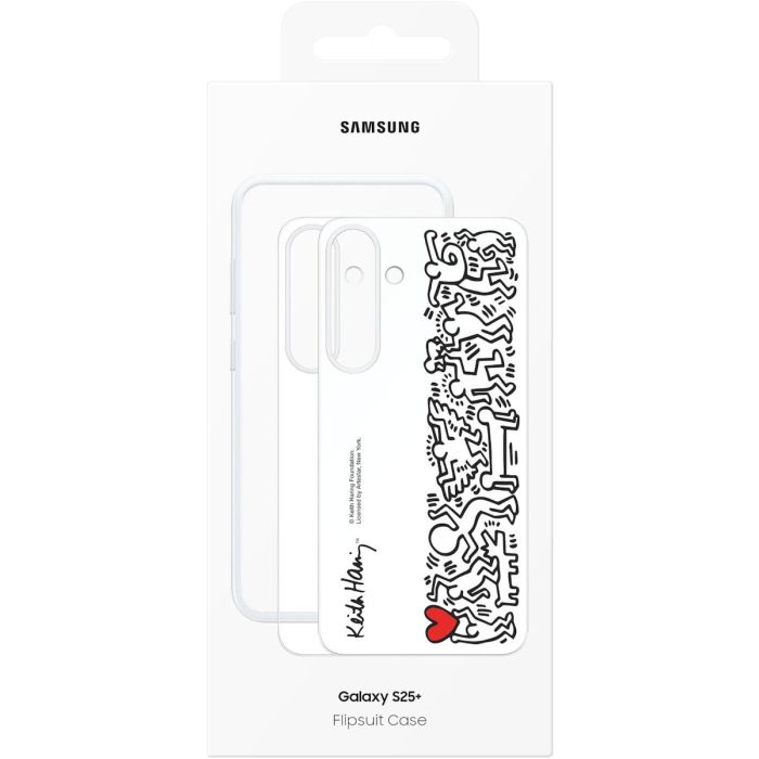Samsung EF-MS936 Funda Flipsuit para Galaxy S25+, Protección contra Caídas, Resistente a Rayones, Blanco/Multicolor 7