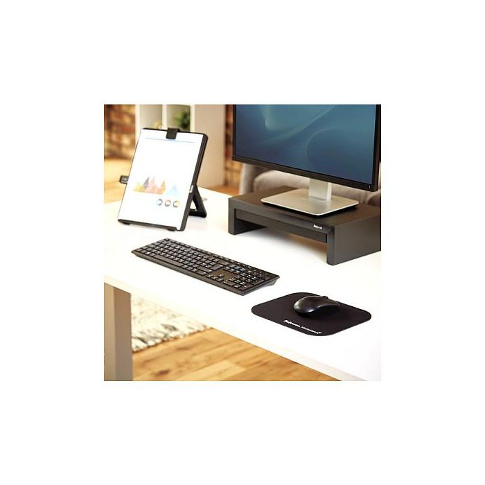 Fellowes Alfombrilla Estándar Protección Microban Negro 1