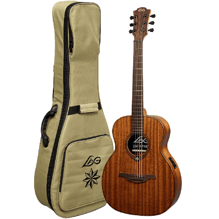 LAG Guitarra Acústica Escapade A/E Zurdos Travel Electroacústica Folk Natural Satinado Zurda 3 LAG Guitarra Acústica Escapade A/E Zurdos Travel Electroacústica Folk Natural Satinado Zurda 3