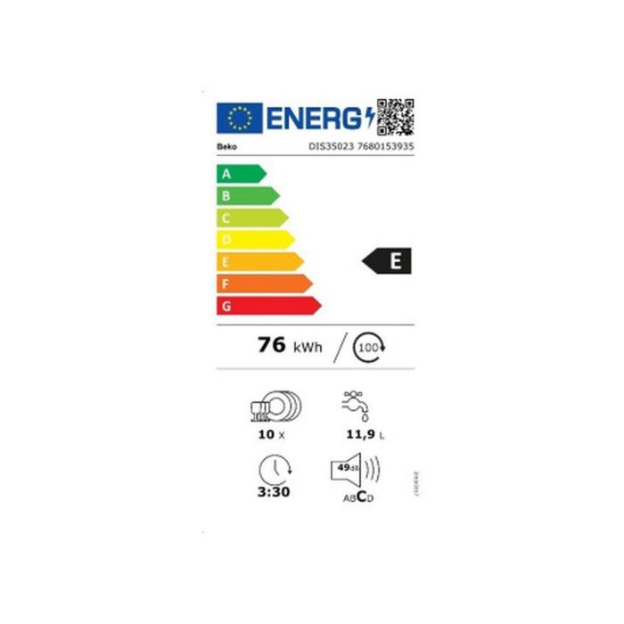 Lavavajillas BEKO DIS35023 45 cm Blanco 1