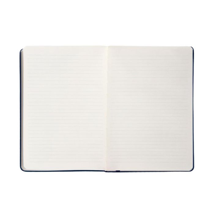 Cuaderno Con Gomilla Antartik Notes Tapa Dura A4 Hojas Rayas Azul Marino 100 Hojas 80 gr Fsc 7