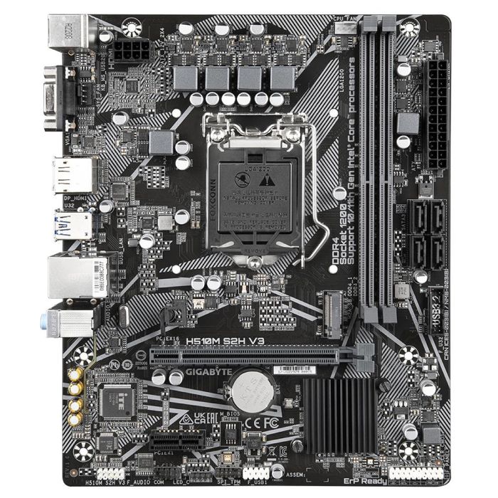 Gigabyte H510M S2H V3 Placa Base Micro ATX LGA 1200 DDR4 para Intel Core i3/i5/i7/i9, M.2, SATA III, 64GB Max RAM 1 Gigabyte H510M S2H V3 Placa Base Micro ATX LGA 1200 DDR4 para Intel Core i3/i5/i7/i9, M.2, SATA III, 64GB Max RAM 1