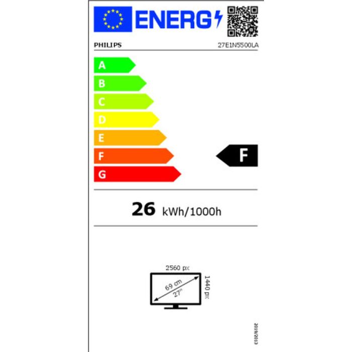 Monitor Profesional Philips 27E1N5500LA 27"/ QHD/ Multimedia/ Regulable en altura/ Negro 1 Monitor Profesional Philips 27E1N5500LA 27"/ QHD/ Multimedia/ Regulable en altura/ Negro 1