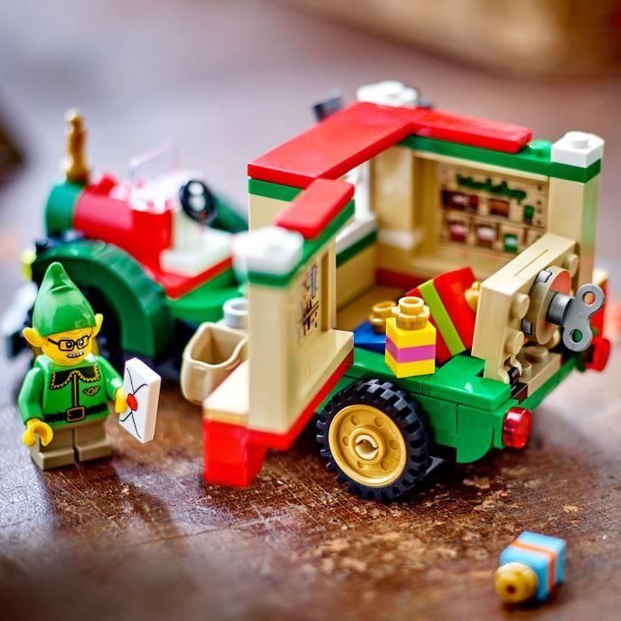 LEGO 40746 Camión de reparto de Papá Noel: juguete para niños de 8 años y decoración navideña 3