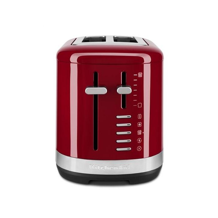 Tostadora Metalica 2 Ranuras Roja KITCHENAID 5KMT2109EER