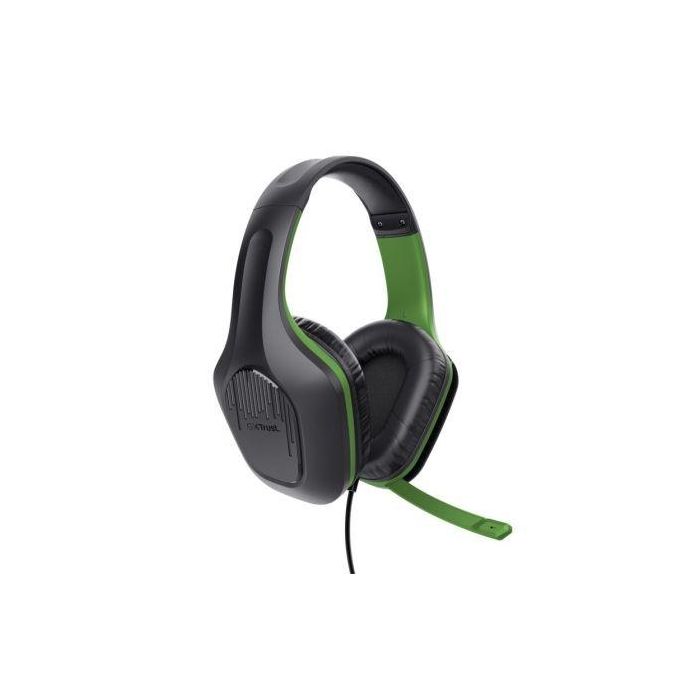 Trust Auriculares Gaming Gxt 415X Zirox Headset C- Microfono Diadema Ajustable Jack 3.5.Mm Verde-Negro 3 Trust Auriculares Gaming Gxt 415X Zirox Headset C- Microfono Diadema Ajustable Jack 3.5.Mm Verde-Negro 3