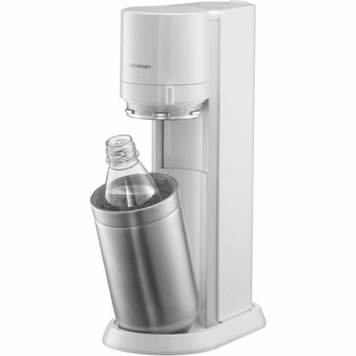 SODASTREAM DUOBICB - Máquina DUO blanca Pack 4 botellas (2 decantadores DUO + 2 Fusible LV) + 1 cilindro de intercambio CQC