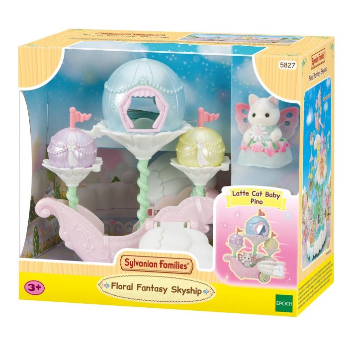 Sylvanian Families 5827 Barco Fantasía Floral con Figura de Bebé 1 Sylvanian Families 5827 Barco Fantasía Floral con Figura de Bebé 1