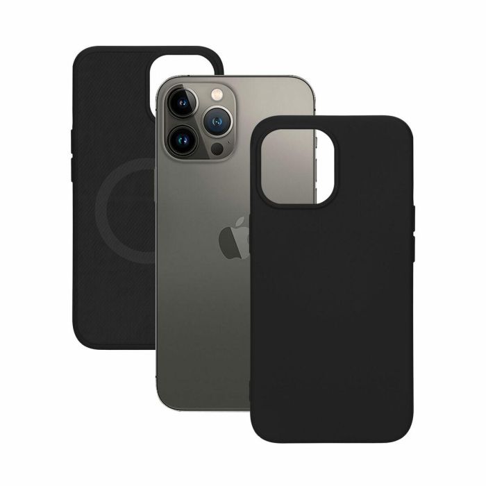 Funda para Móvil KSIX iPhone 14 Pro Max Negro Funda para Móvil KSIX iPhone 14 Pro Max Negro