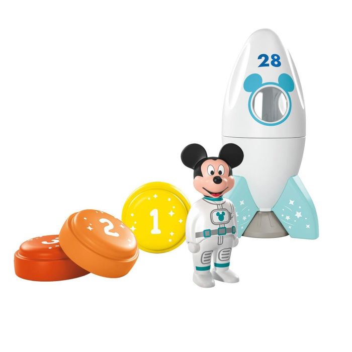 Playmobil 71771 Disney Mickey Mouse Set Aventura Espacial Cohete - Juguete para Bebés +12 Meses: Apila, Cuenta y Despega 1 Playmobil 71771 Disney Mickey Mouse Set Aventura Espacial Cohete - Juguete para Bebés +12 Meses: Apila, Cuenta y Despega 1