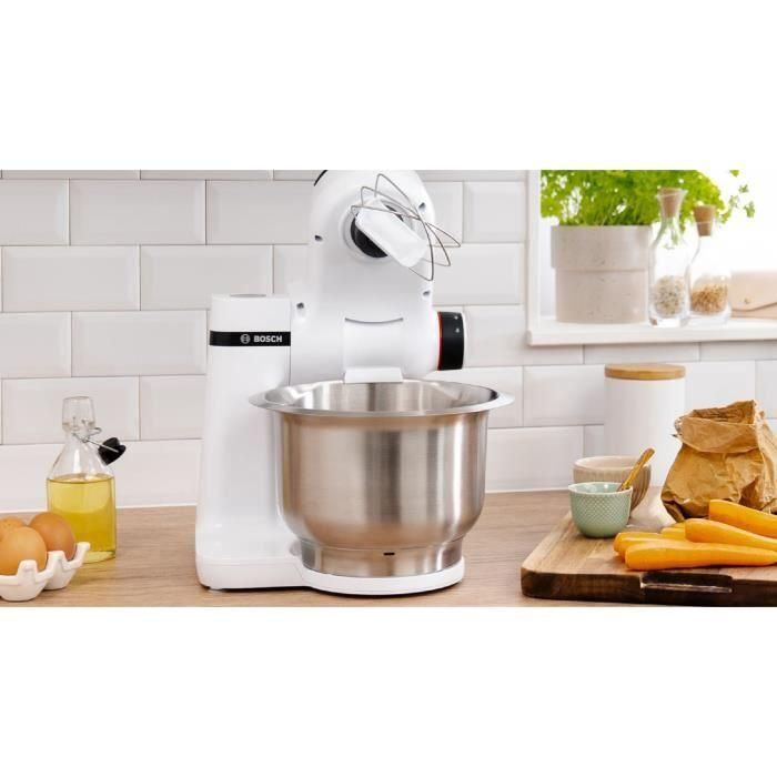 Robot de repostería compacto y multifunción MÁQUINA DE COCINA BOSCH Serie 2 - 700W - 3,8L - Blanco 1 Robot de repostería compacto y multifunción MÁQUINA DE COCINA BOSCH Serie 2 - 700W - 3,8L - Blanco 1