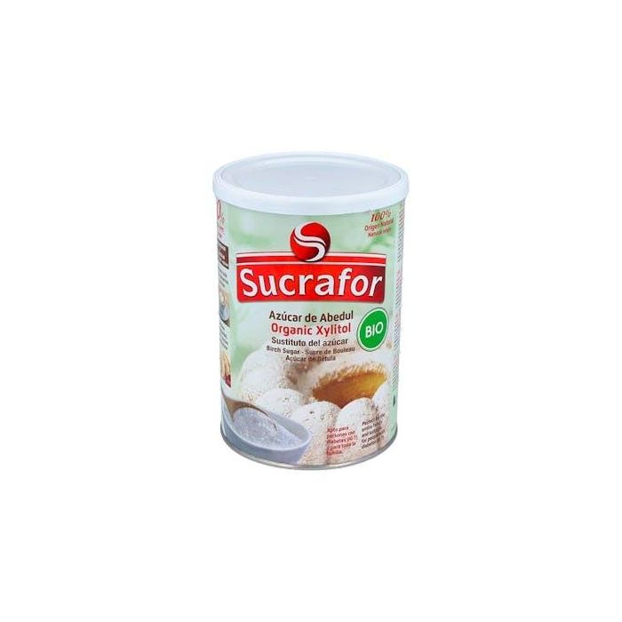 Sucrafor Azúcar de Abedul Bio 800g – Xilitol 100% Origen Natural, Ideal para toda la familia y dietas de control de peso