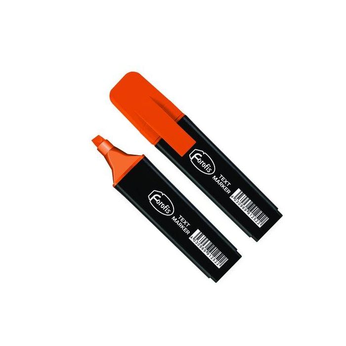 Marcador Fluor Forofis 250 Naranja (Set de 12)