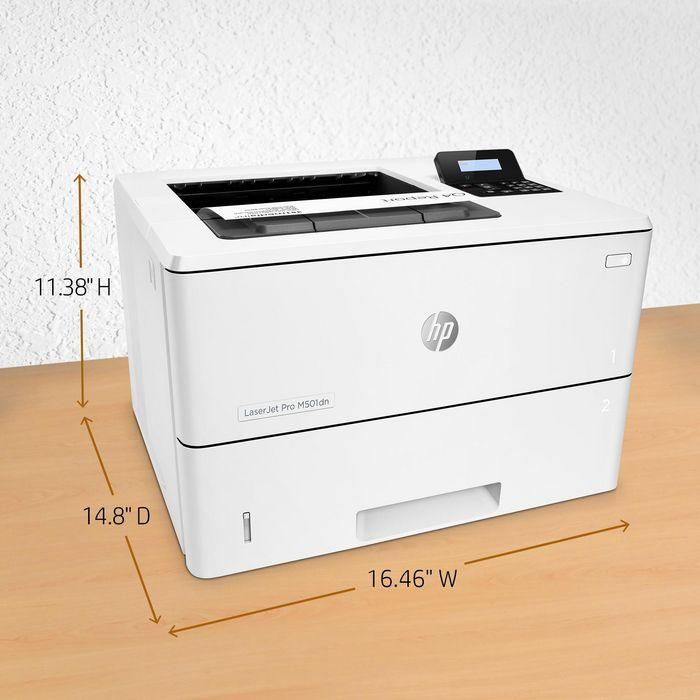 HP LaserJet Pro M501dn Impresora Láser Monocromo Profesional Dúplex Ethernet A4 43ppm 4800x600 DPI 19 HP LaserJet Pro M501dn Impresora Láser Monocromo Profesional Dúplex Ethernet A4 43ppm 4800x600 DPI 19