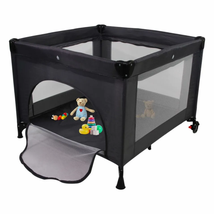 Migo Cuna de viaje 2 en 1 Parque infantil NAN3507460209877 - 100 x 100 x 76 cm - Desde nacimiento hasta 15 kg - Azul 3