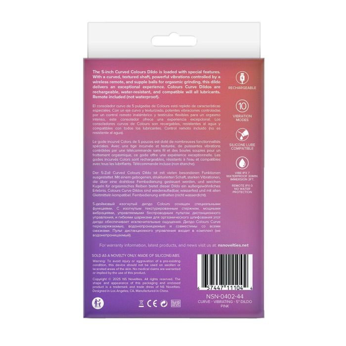 Vibrador realista NS Novelties Colours 2 Vibrador realista NS Novelties Colours 2