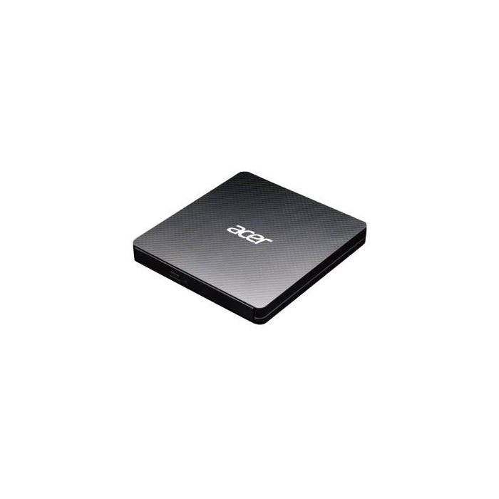 Acer AXD001 DVD Writer externo portátil USB 3.2 Gen 1 Ranura Negro para CD/DVD-ROM/R/RW 1