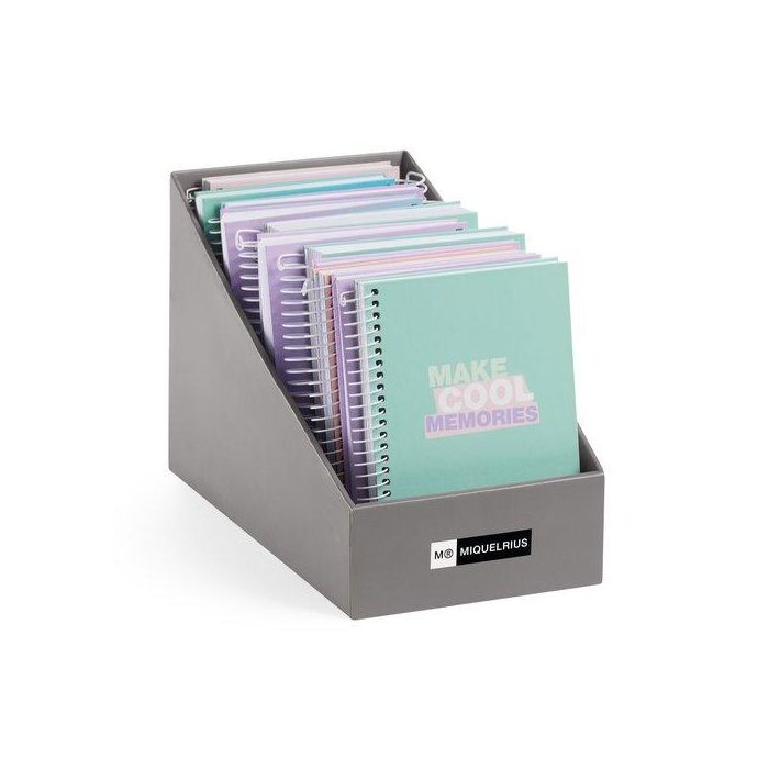 Agenda Escolar (2025-26) Miquelrius Catalan School Write Espiral Tapa Extra Activa 8º 117X174 Assortiment Expositor De 11