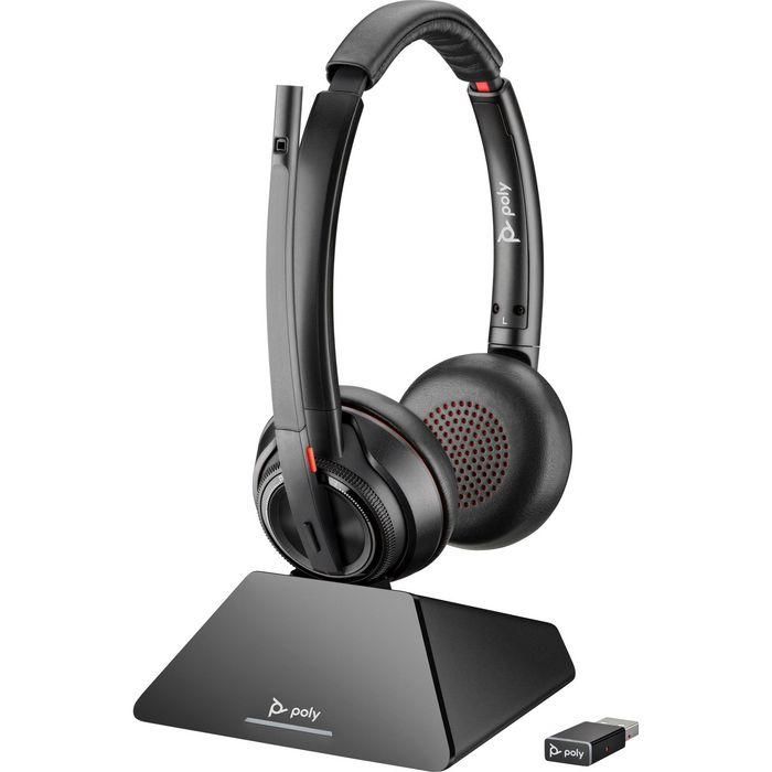 Poly Savi 8200 Auriculares Inalámbricos DECT con Cancelación Ruido Activa, 3 Vías, 13h Batería Li-Po Recargable Intercambiable 3 Poly Savi 8200 Auriculares Inalámbricos DECT con Cancelación Ruido Activa, 3 Vías, 13h Batería Li-Po Recargable Intercambiable 3