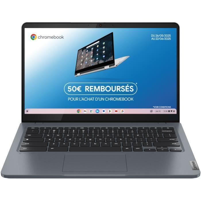 Computadora Chromebook Plus LENOVO IdeaPad 3 14IAN8 | 14'' FHD - Intel i3 N305 - 8 GB RAM - 128 GB SSD - Chrome OS - AZERTY Computadora Chromebook Plus LENOVO IdeaPad 3 14IAN8 | 14'' FHD - Intel i3 N305 - 8 GB RAM - 128 GB SSD - Chrome OS - AZERTY