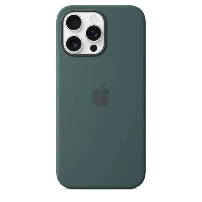 Apple Funda de Silicona con MagSafe para iPhone 16 Pro Max - Verde Lago 2