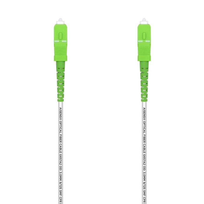 AISENS A152-0498 Cable de fibra óptica e InfiniBand 10 m SC Blanco AISENS A152-0498 Cable de fibra óptica e InfiniBand 10 m SC Blanco