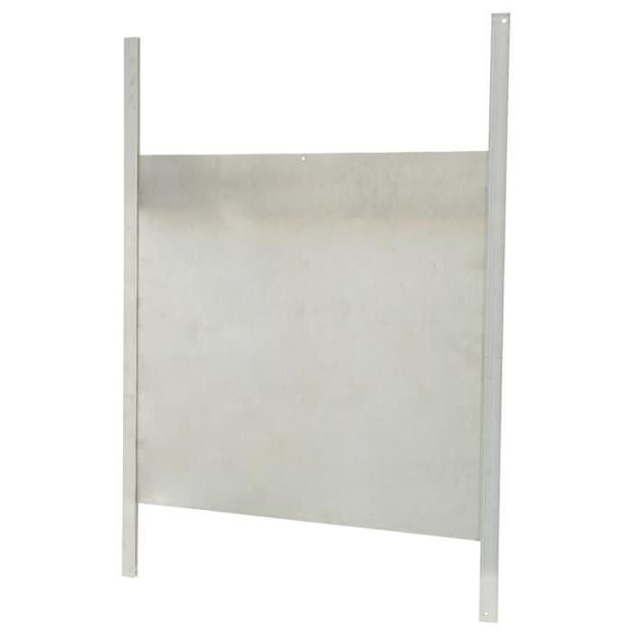 Puerta corredera para gallinero - KERBL - Alu - 43 x 40 cm - Talla L 2