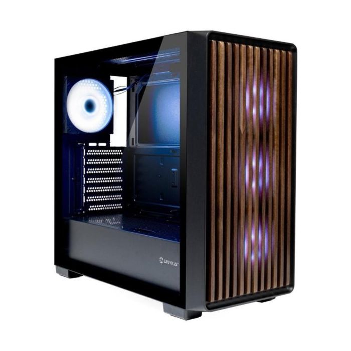 Unykach UK121804 Caja Gaming Revelat Madeira ATX, Cristal Templado, USB 3.0/USB-C, Refrigeración Líquida 360mm 0 Unykach UK121804 Caja Gaming Revelat Madeira ATX, Cristal Templado, USB 3.0/USB-C, Refrigeración Líquida 360mm 0