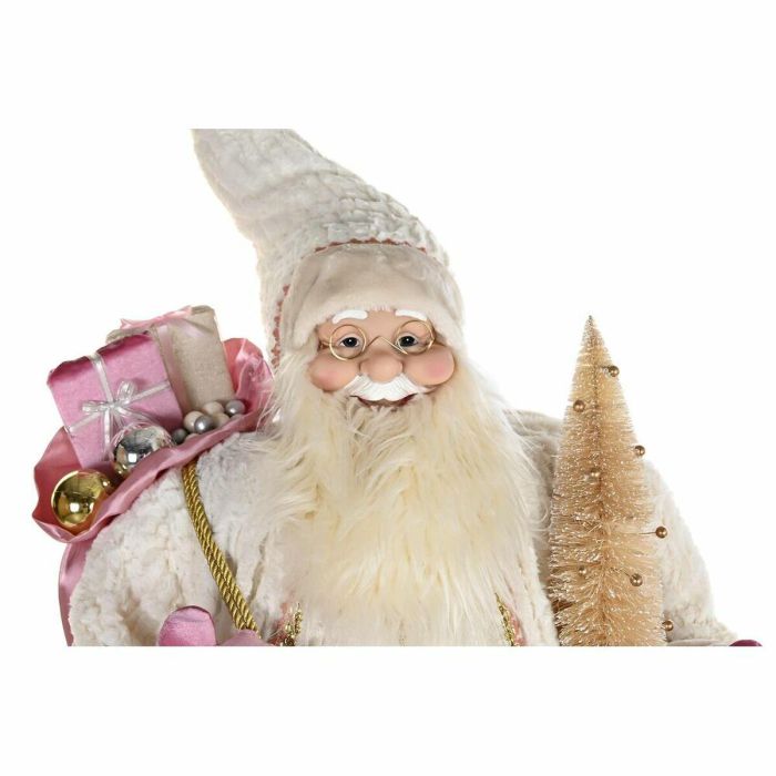 Figura Navidad Fantasia DKD Home Decor Rosa Gris Claro 50 x 124 x 60 cm 3